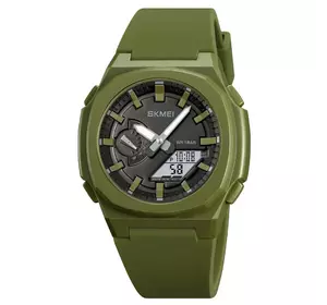 Часы наручные мужские SKMEI 2091AGWT, армейские часы противоударные, военные тактические часы