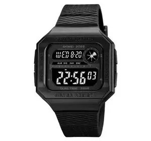 Часы наручные мужские SKMEI 2022BKBK, армейские часы противоударные, брендовые мужские часы