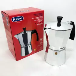 Гейзерная кофеварка Magio MG-1002, гейзер для кофе, кофеварка гейзерного типа, кофеварка для дома
