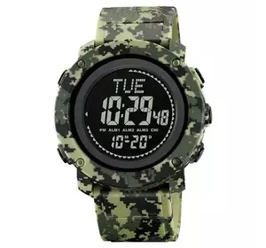 Часы наручные мужские SKMEI 2095CMGN, армейские часы противоударные, военные мужские наручные часы