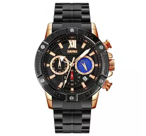 Часы наручные мужские SKMEI 9235RG, часы кварцевые мужские, модные мужские часы круглые