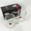 Набор стеклянных чашек с двойными стенками Con Brio CB-8630 2шт, 300мл, кружки с двойными стенками