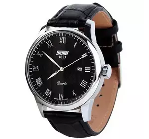 Часы наручные мужские SKMEI 9058LSIBKBK, мужские часы стильные часы на руку, модные мужские часы