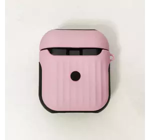 Чехол для Apple AirPods противоударный розовый