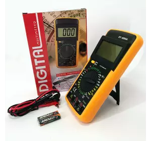 Мультиметр цифровой тестер Digital Multimeter DT9205A со звуком, для автомобиля, хороший мультиметр